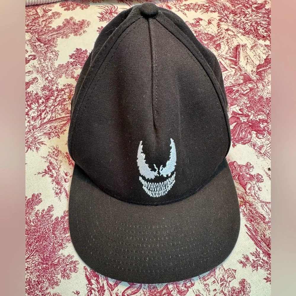 Vans Marvel Venom Snapback Hat Black Youth Adjustable Cap